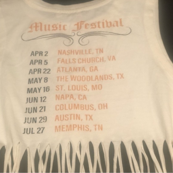 Love Peace and Lazy Days fringe shirt - Picture 5 of 5